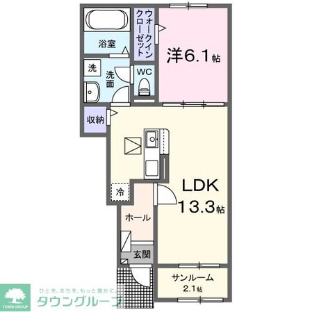 アルディエンテの物件間取画像